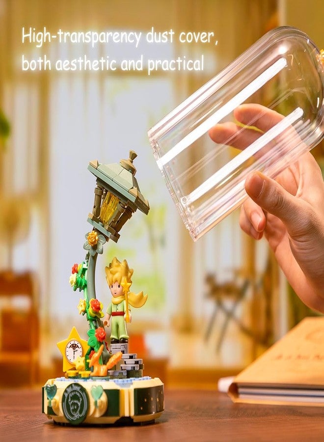 PANTASY Le Petit Prince Starlight Lamp Building Block Set-Creative DIY Model with Minifigure & Dust Cover Adults and Kids Premium Building Blocks for Home Decor - Image 4